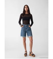 LCW Jeans İndigo Slim Fit Kadın Jean Şort