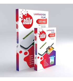 Stilo Laminasyon Filmi A3 125 Micron 100'lü 