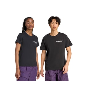 adidas U Snow T Unisex Outdoor Tişörtü JM6359 Siyah