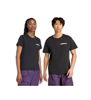 adidas U Snow T Unisex Outdoor Tişörtü JM6359 Siyah