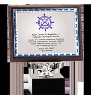 ODAK KUPA - Ahşap Plaketler - PL-052-M A - 18x24 cm