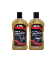 Simli Jel Lastik Parlatıcı 500 Ml 2 Adet + Sünger Hediye