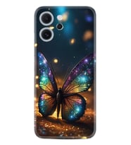 Oppo Reno 14F Kılıf Boutique Baskılı Resimli Rengarenk Kelebek Pcode -097