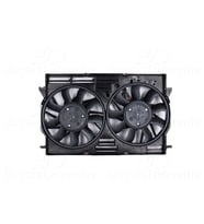 Audi Q7 Fan Motoru Davlumbazlı 390Mm 600W 9 Kanat Touareg CR7 2.0 TFSI 18-23