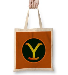 Yellowstone Logo GIFT Bez Çanta Uzun Saplı