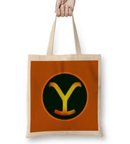 Yellowstone Logo GIFT Bez Çanta Uzun Saplı