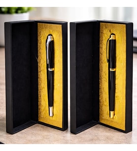 Kutulu Tükenmez Kalem 14 cm Şık Metal Gövde Hediyelik Kalem (Karışık)