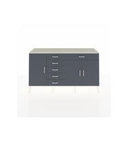 Kronos Konsol 3 Raflı 6 Çekmeceli 3 Kapaklı 176x59x99 Aytaşı-Antrasit