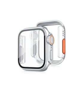 Apple Watch 44mm Watch 49mm Kasa Dönüştürücü ve Ekran Koruyucu - Çöl Titanyum