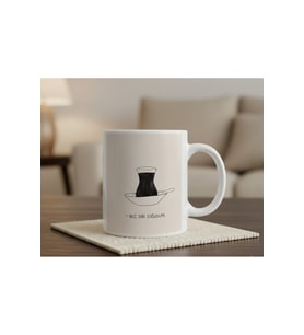 Buz Gibi Soğudum Espirili Hisli Sözler Tasarımlı Porselen Kupa Bardak Mug
