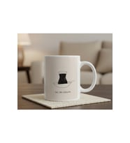 Buz Gibi Soğudum Espirili Hisli Sözler Tasarımlı Porselen Kupa Bardak Mug (Beyaz)