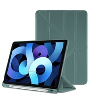 Microsonic Apple iPad Air 5.Nesil 2022 Kılıf (A2588-A2589-A2591) Origami Pencil Koyu Yeşil