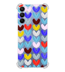 PrintiFy Samsung Galaxy A15 Uyumlu Water Color 1 Baskılı Şeffaf Köşe Korumalı Antişok Kılıf
