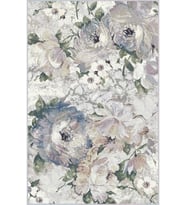 Eliana Home Baskılı, Yıkanabilir Kaymaz Taban Salon Halısı LNA0269 100x150 cm (Bej)