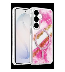 Northcity Onegif Samsung Galaxy S26 Lotus Simli Magsafe Kapak - Pembe