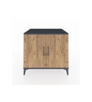 Kronos Şifonyer 2 Raflı 2 Kapaklı 88x59x80 Antrasit-Çam