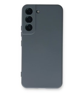 Mey İthalat® Samsung Galaxy S23 Plus Kılıf Nano içi Kadife Silikon - Gri