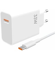 USB Hızlı Şarj Başlık Adaptör + 1m Hızlı Şarj Kablosu Fast Turbo Qualcomm 3.0 MS-11 Hızlı Şarj Göstergeli (Yerli Üretim) (33w+Type-C Kablolu)