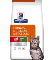 Hills Prescription Diet Urinary Stress + Metabolic c/d Multicare Tavuklu Kedi Kuru Maması 3 kg