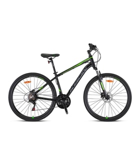 TX 75 - 28" Trekking - 19' - 21 Vites - M.DISC - Mat Siyah-Füme/Yeşil/Gri