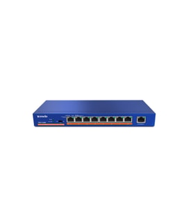 Tenda TEF1109P-8-63W, 9 Port, Megabit, 8 Port PoE, 63W, 1 Port Uplink, Metal Kasa, Yönetilemez, Masaüstü Switch
