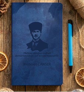 Kişiye Özel Atatürk Asilkan Defter Hediyesi