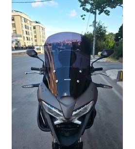 MOTOCAM Honda VFR 800 Crosrunner Ön Cam 2015-2016 Model 56cm Siyah Renkli 4mm