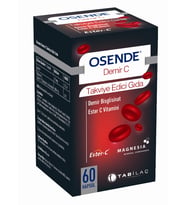 Osende Demir C Demir Ve C Vitamini İçeren Takviye Edici Gıda 60 Kapsül