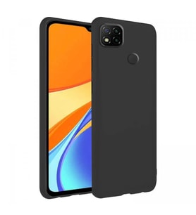 Xiaomi Redmi 9C İnce Mat Silikon Kılıf Siyah