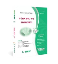 Egem Eğitim Yayınları Aöf Türkdili Ve Edebiyatı 3.sınıf 5.dönem Güz Dönemi Konu Anlatımlı Soru Bankası (Çok Renkli)
