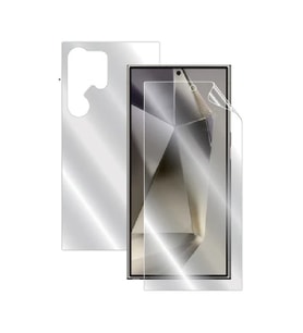 Galaxy S24 Ultra Uyumlu Ön+Arka Body Şeffaf Ultra koruyucu Nano Jelatin