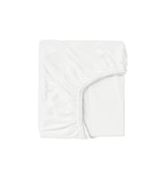 60 x120 + 15 cm Pamuklu ve Lastikli Fittet Penye Bebek Çarşafı (Beyaz)