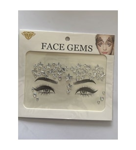 Face Gems Yüz Süsleme Taşı Vücut Kristali Model 16