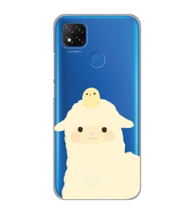 Xiaomi Redmi 9C / 10A Uyumlu Sevimli Hayvan Tasarımlı Şeffaf Telefon Kılıfı