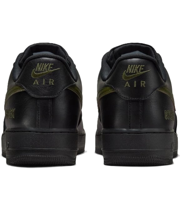 Nike Air Force 1 AF1 Low Goretex 'Black Cargo Khaki' Leather