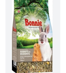 Bonnie 750 Gr. Tavşan ve Kemirgen Yemi 750 Gr X 3 Adet