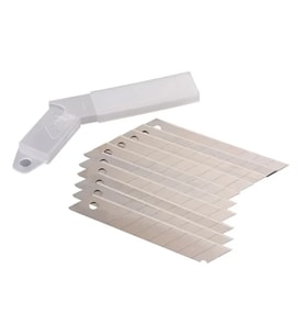 Maket Bıçağı / Falçata Ağzı / Yedeği İnce 9Mm - 10 Adet