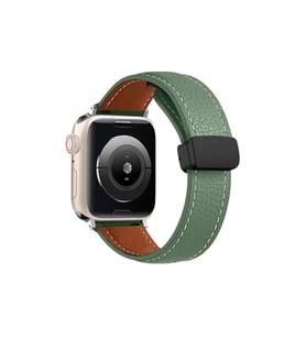 Watch 42Mm Kr414 Daks Deri Kordon - Koyu Yeşil