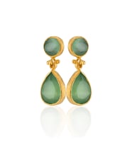Kadir Jewellery 22 Ayar Altın Kaplama Vintage Küpe -El İşçiliği Ve Hipoalerjenik Küpe