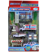 Mulvxurg  Urg02 Ağaçlı Metal Ambulans Seti Jp9103 (Mulvix)