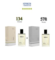 134 + 578 Kadın / Erkek Parfüm Edp 50 ml Oriental / Woody - Mnms134578