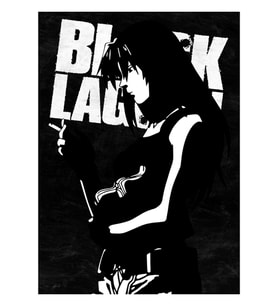 Black Lagoon Revy Tablo Ahşap Poster Dekoratif