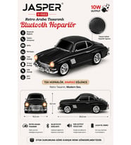 Jasper Jpr-1503 Siyah 10w Bluetooth Hoparlörlü Retro Araba Tasarım – Fm Radyo, Usb, Tf Kart, Aux Ve