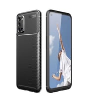 Oppo Reno A92 Kılıf Esnek Soft Karbon Tasarım Legion Serisi (Siyah)