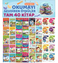 2.Sınıflar İçin Renkli Eğitici Okumayı Sevdiren Hikayeler (40 Kitap)