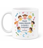 Kreş Hatıra Kupa Bardak Özel Tasarım Baskılı Hediye Anaokulu Öğretmen