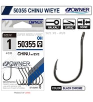 Owner 50355 Chinu W/ Eye Gun Black İğne No: 2/0
