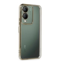Vivo Y17s Kılıf Razer Lensli Silikon - Gold