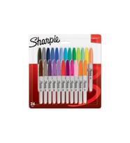 Sharpie Fine Permanent Markör İnce Uç Karışık 24 Lü Karışık Renk Markör