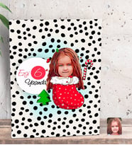 BK Gift Kişiye Özel Kız Çocuk Yaş Karikatürlü Dekoratif Mini Kanvas Tablo 15x20cm-14